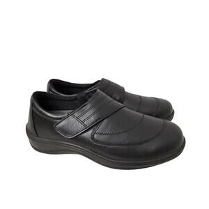 Orthofeet Shoes Womens Size 8.5 B Emily Black Leather Comfort Orthopedic